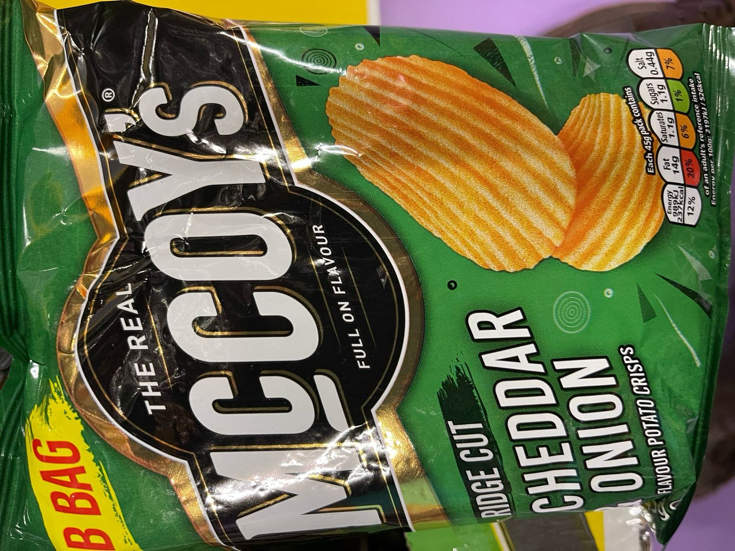 MCCOY'S CHEDDAR & ONION