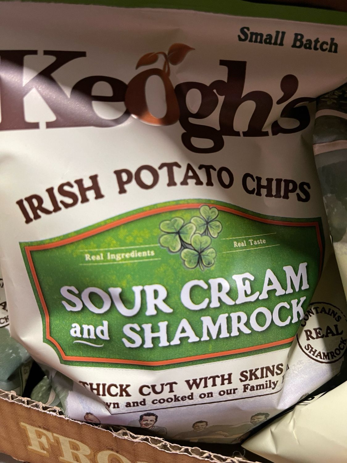 KEOGH'S SOUR CREAM & SHAMROCK