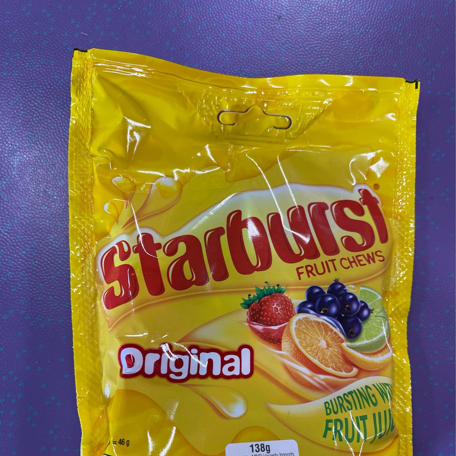 UK Starburst Fruit Chews 138 G