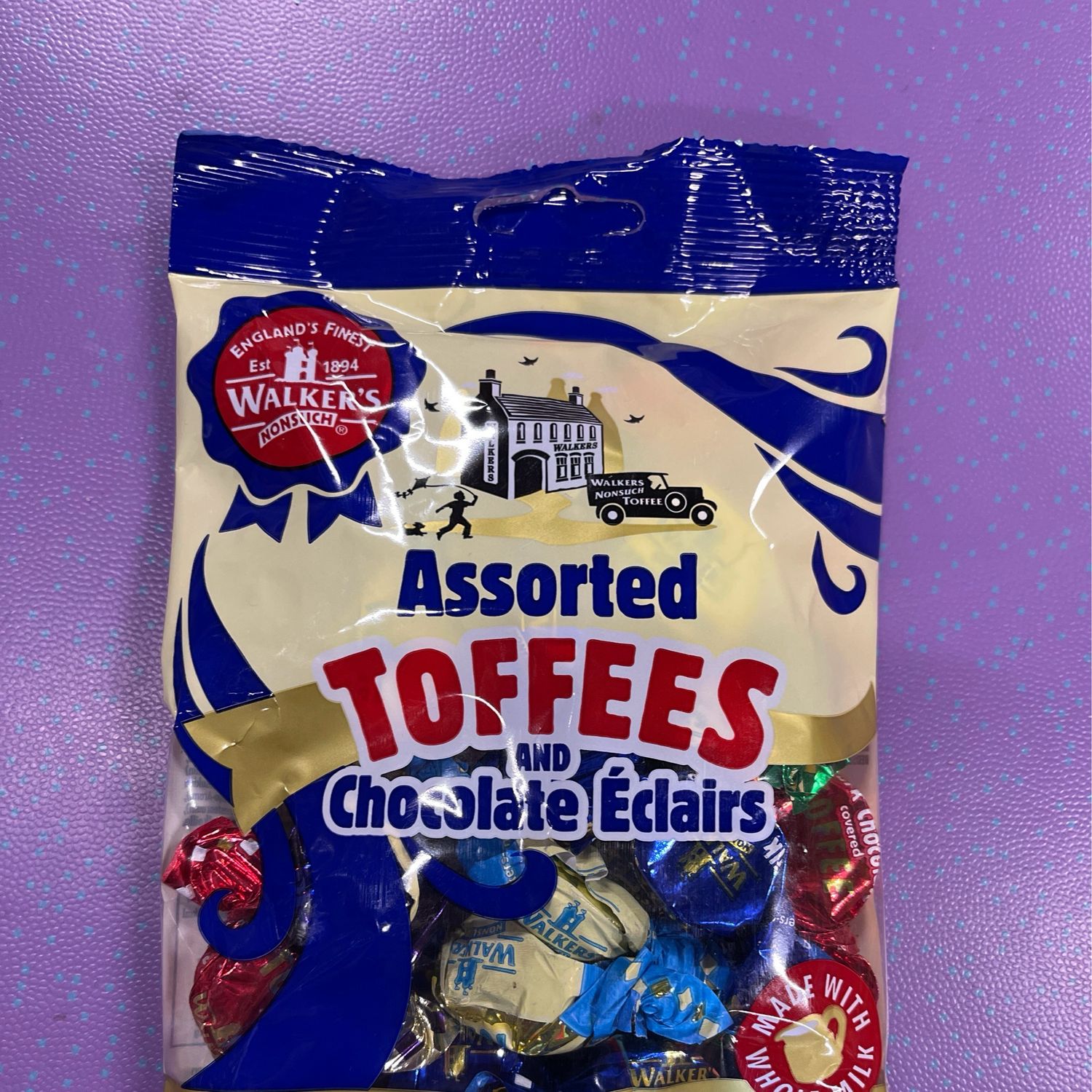 Walkers Chocolate Eclairs Toffees