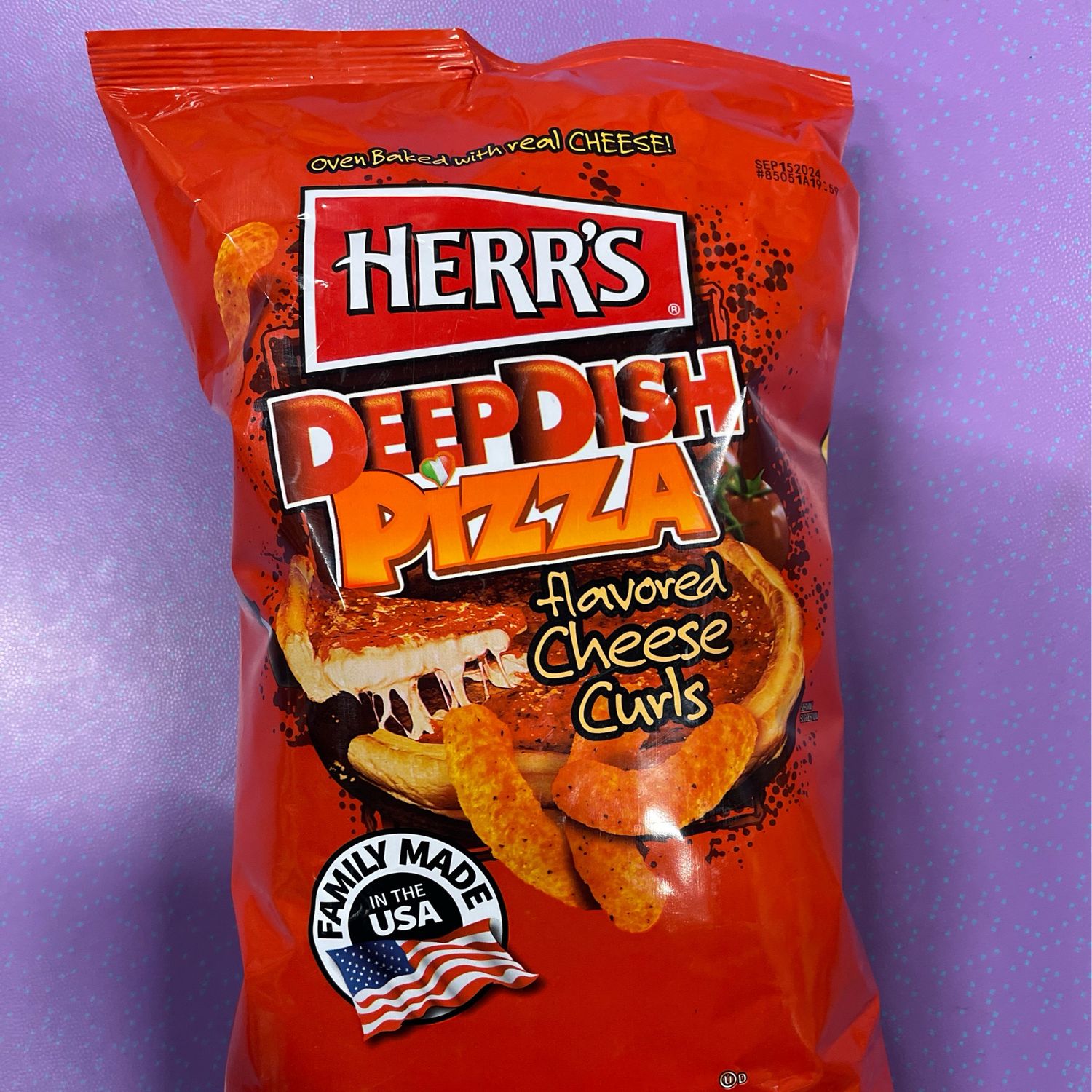 HERR'S DEEP DISH PIZZA 198G LARGE
