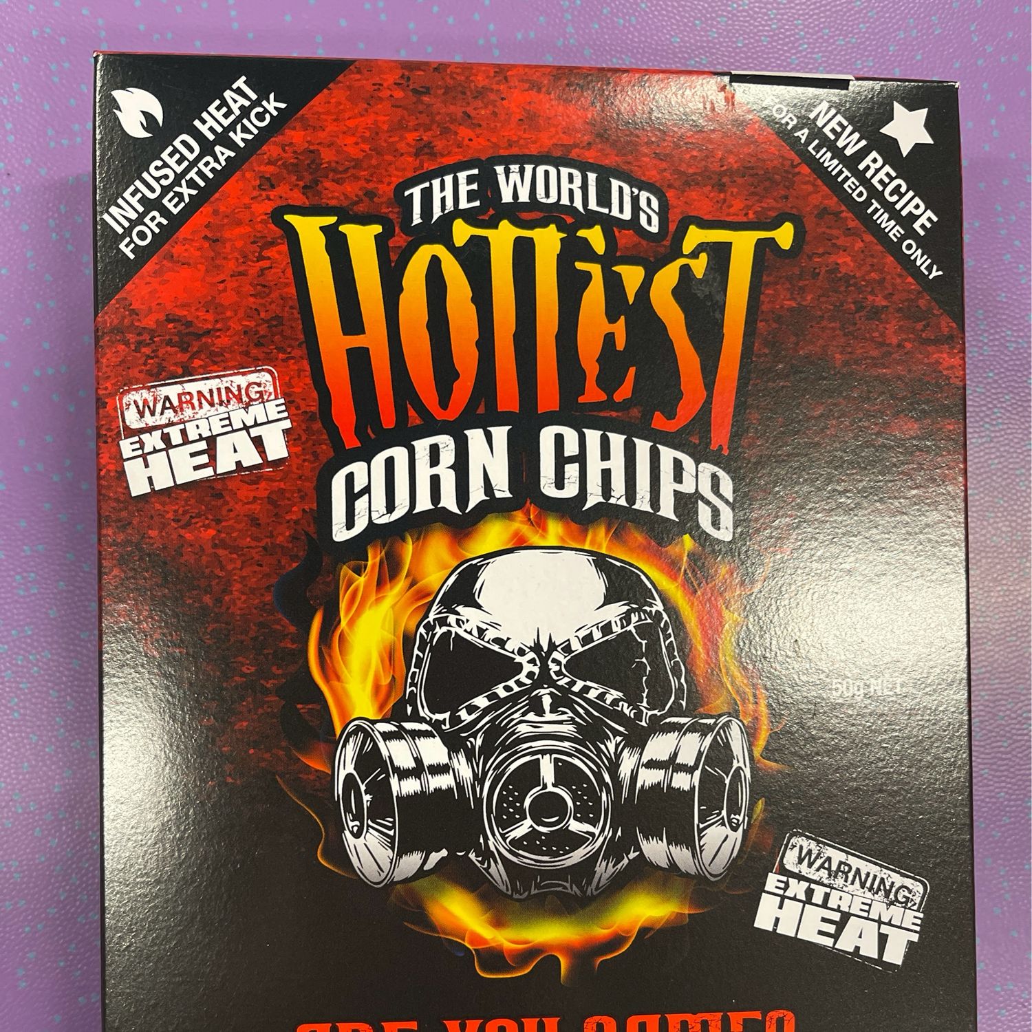 THE WORLD'S HOTTEST CORN CHPS 50G
