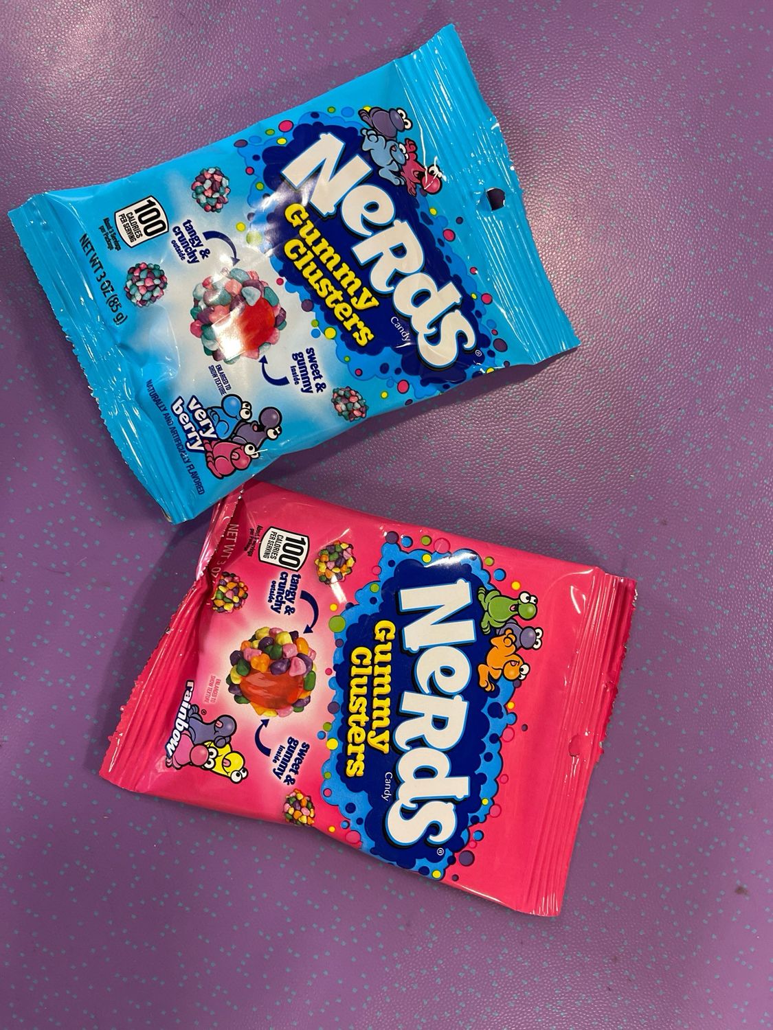 NERDS GUMMY CLUSTERS 85G X 2 BAGS