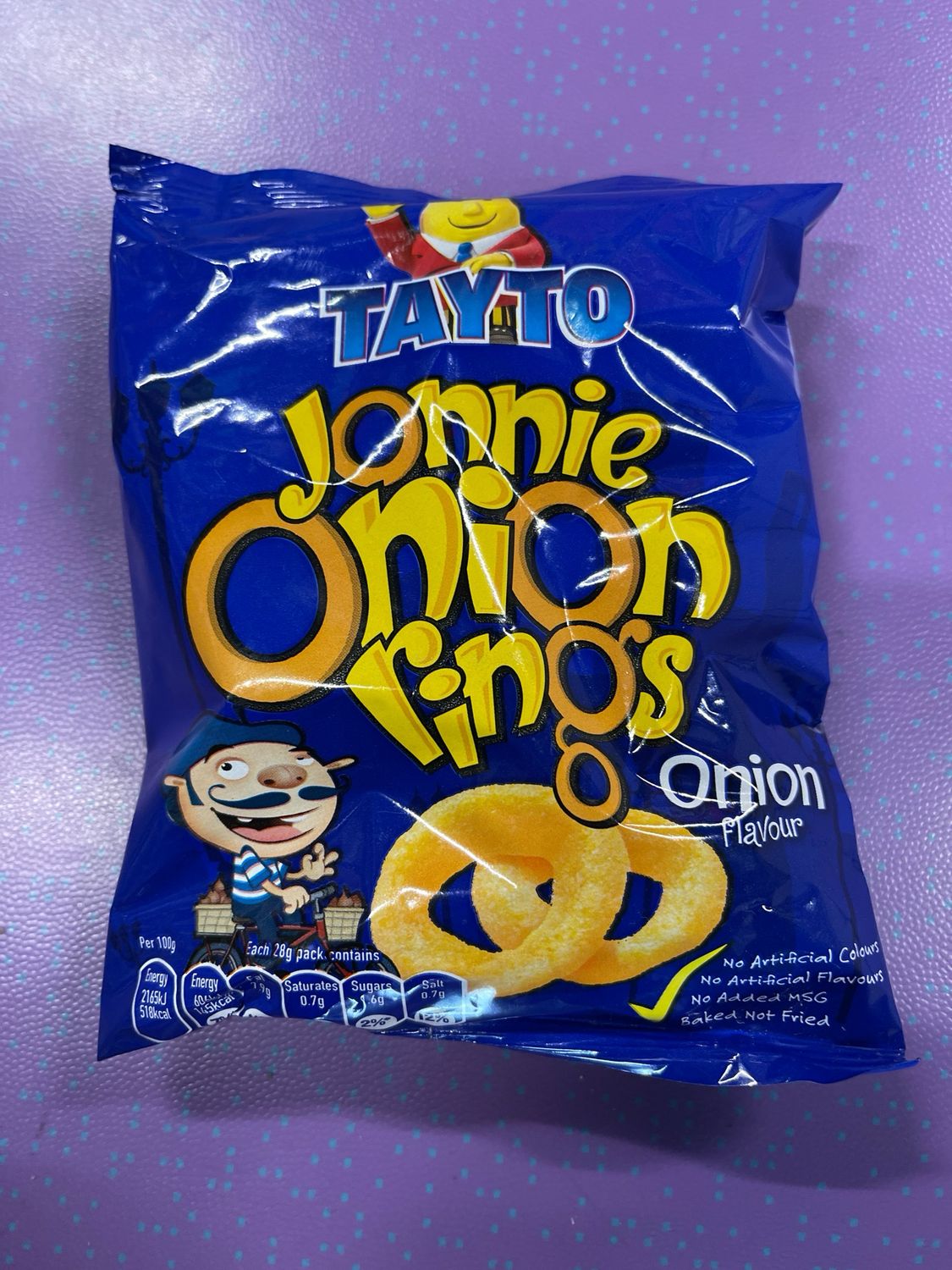 JONNIE ONION RINGS TAYTO 28G