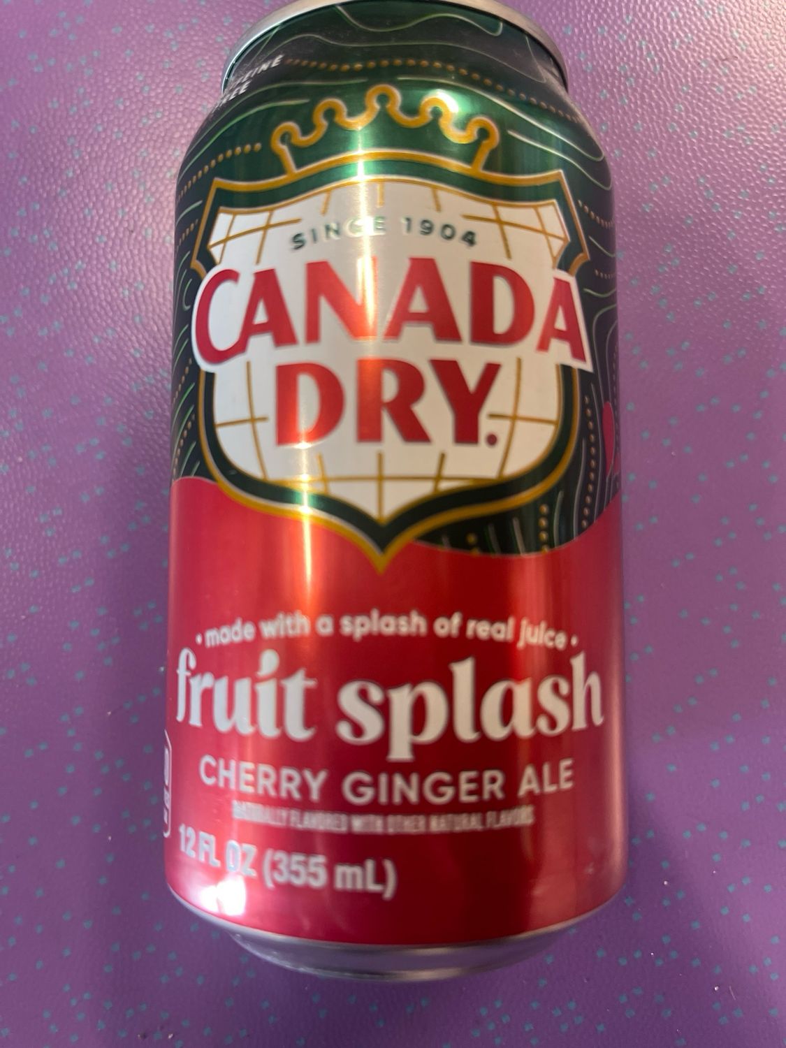 CANADA DRY FRUIT SPLASH 355Ml