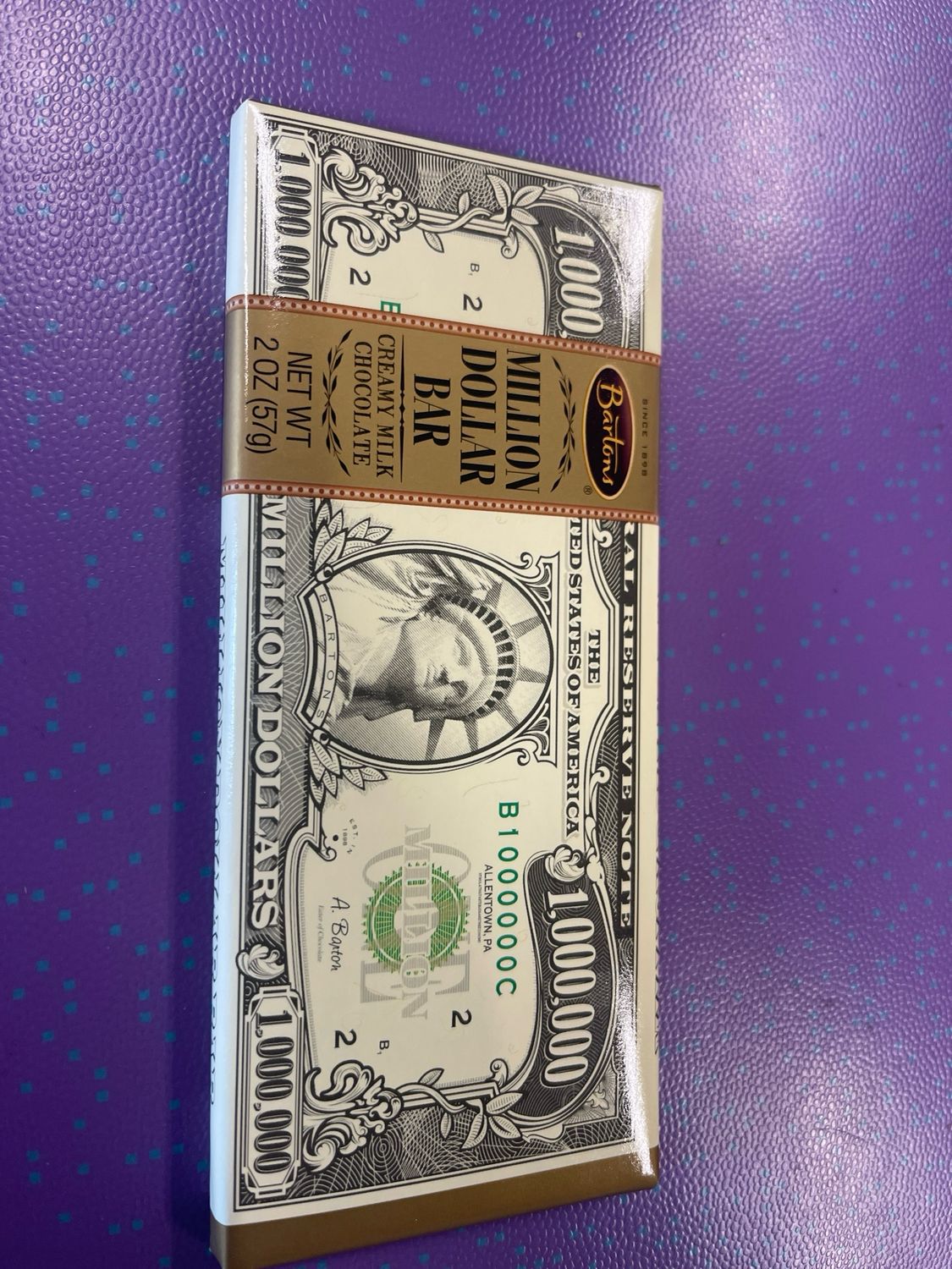 MILLION DOLLAR BAR CREAMY CHOCOLATE 57G