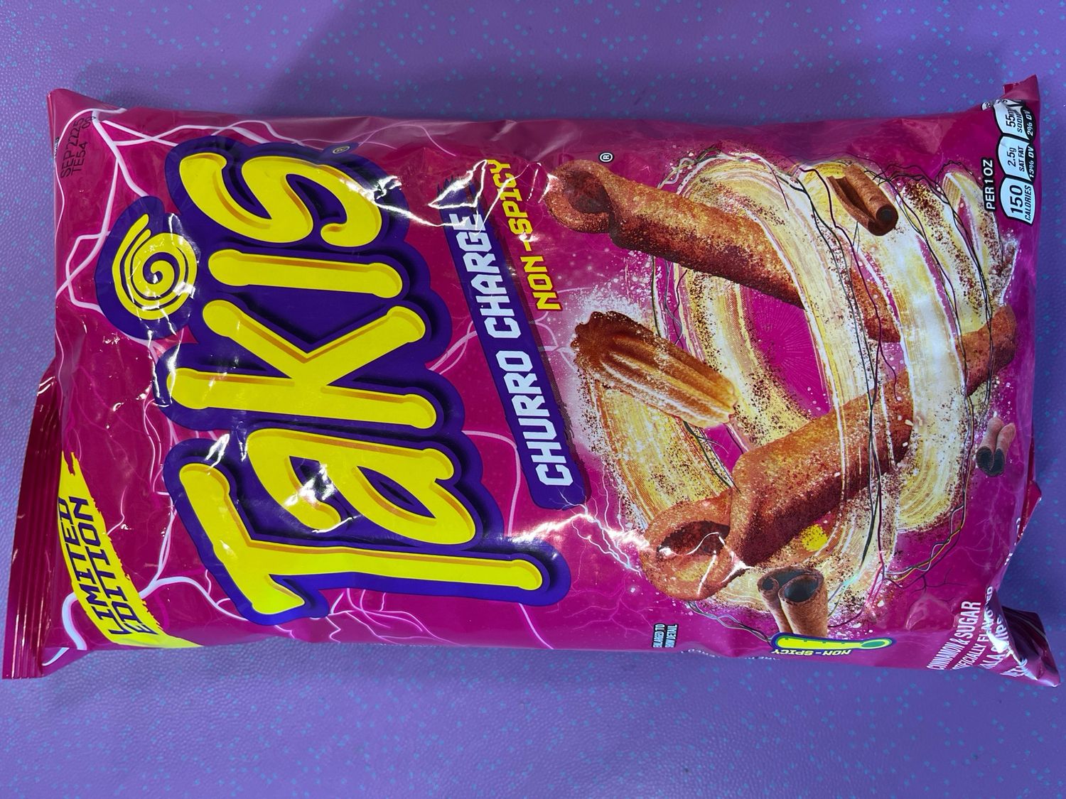 TAKIS CHRRO CHARGE NON SPICY 280.7g
