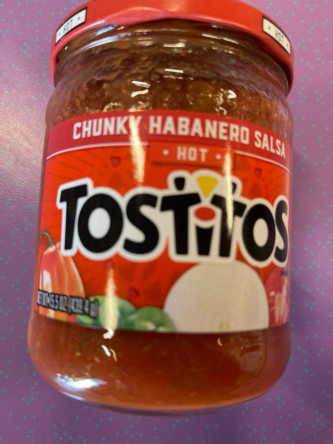 TOSTITOS HABANERO HOT SALSA 439.4g