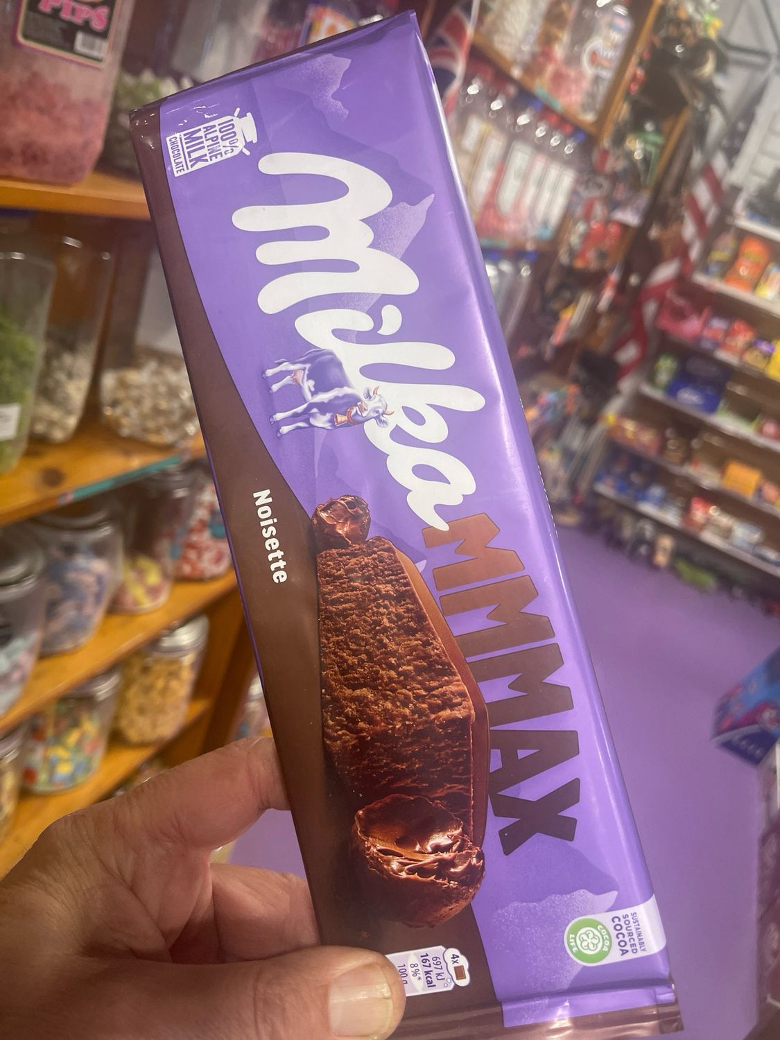 MILKA NOISETTE 300g 100% Alpine Milk
