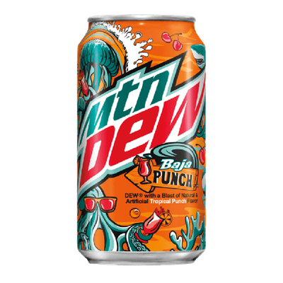 MOUNTAIN DEW BAJA PUNCH 355ml