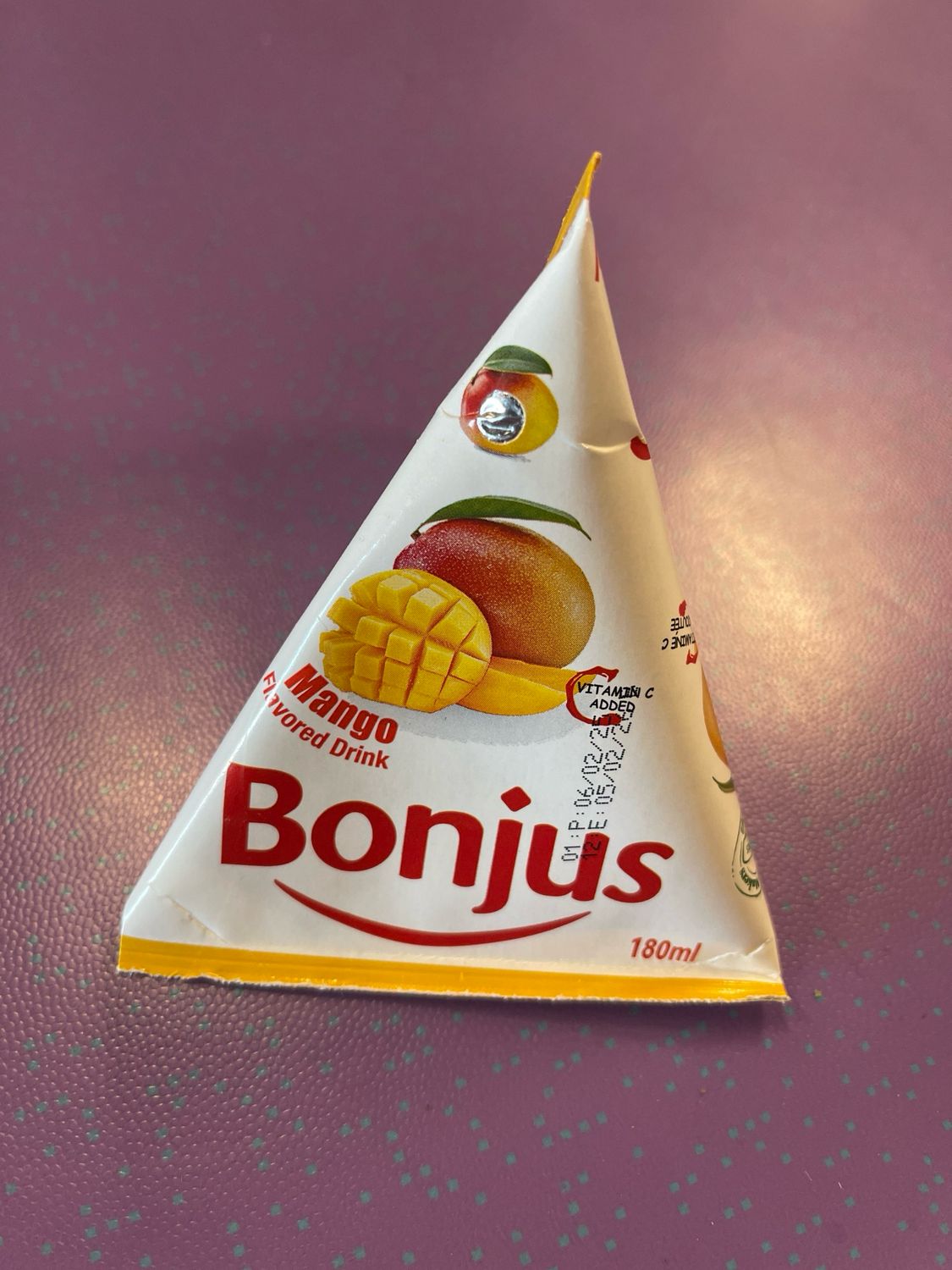 10 Units Of Old School Bonjus Mango 180 Ml Each