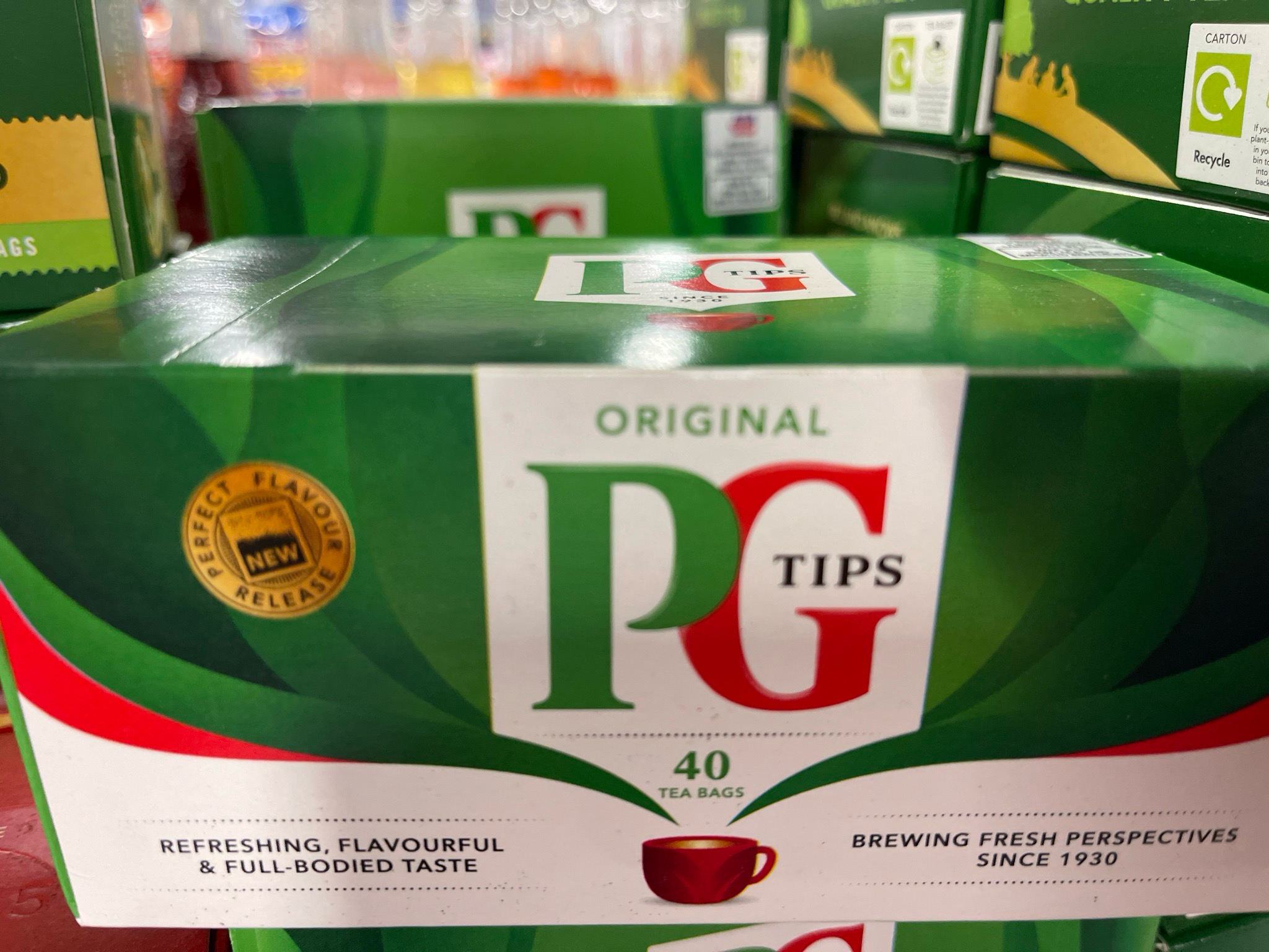 PG TIPS TEA BAGS 40's