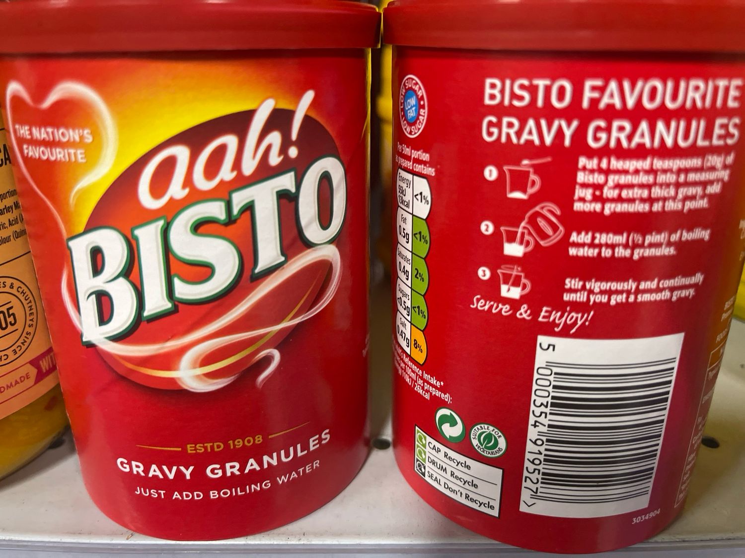 BISTO GRAVY GRANULES 190g UK