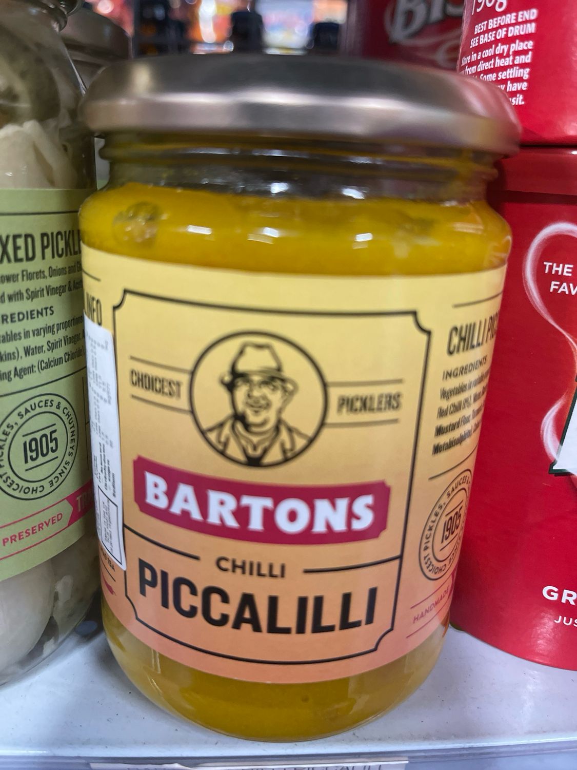 BARTONS CHLLI PICCALILLI 340g UK