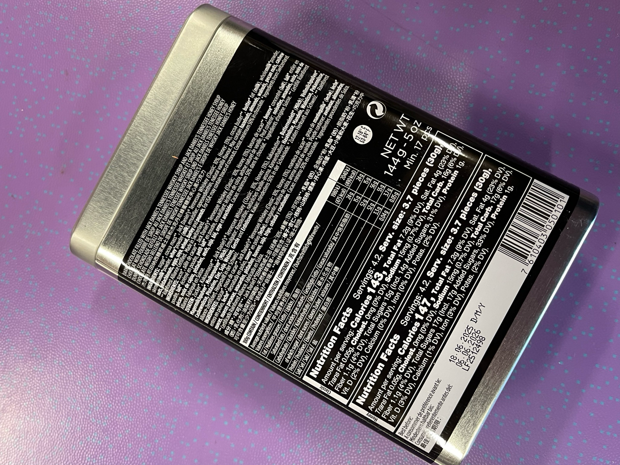 Jack Daniel's Tin Gift 144g