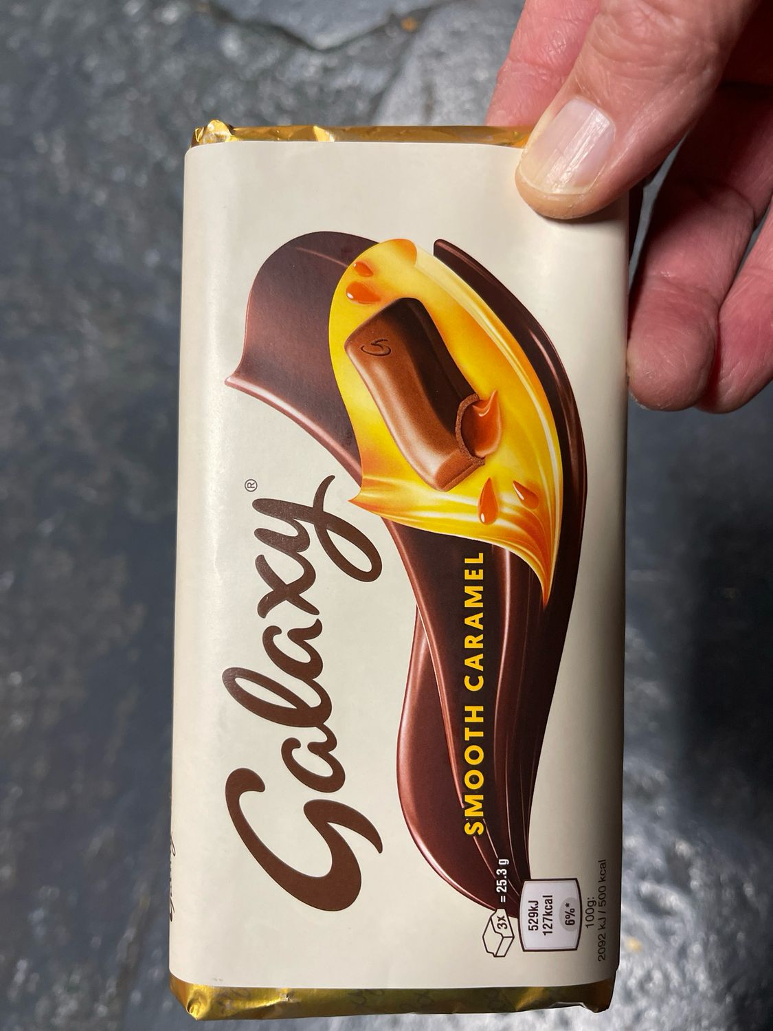 UK Galaxy Smooth Caramel Block 100% Cocoa