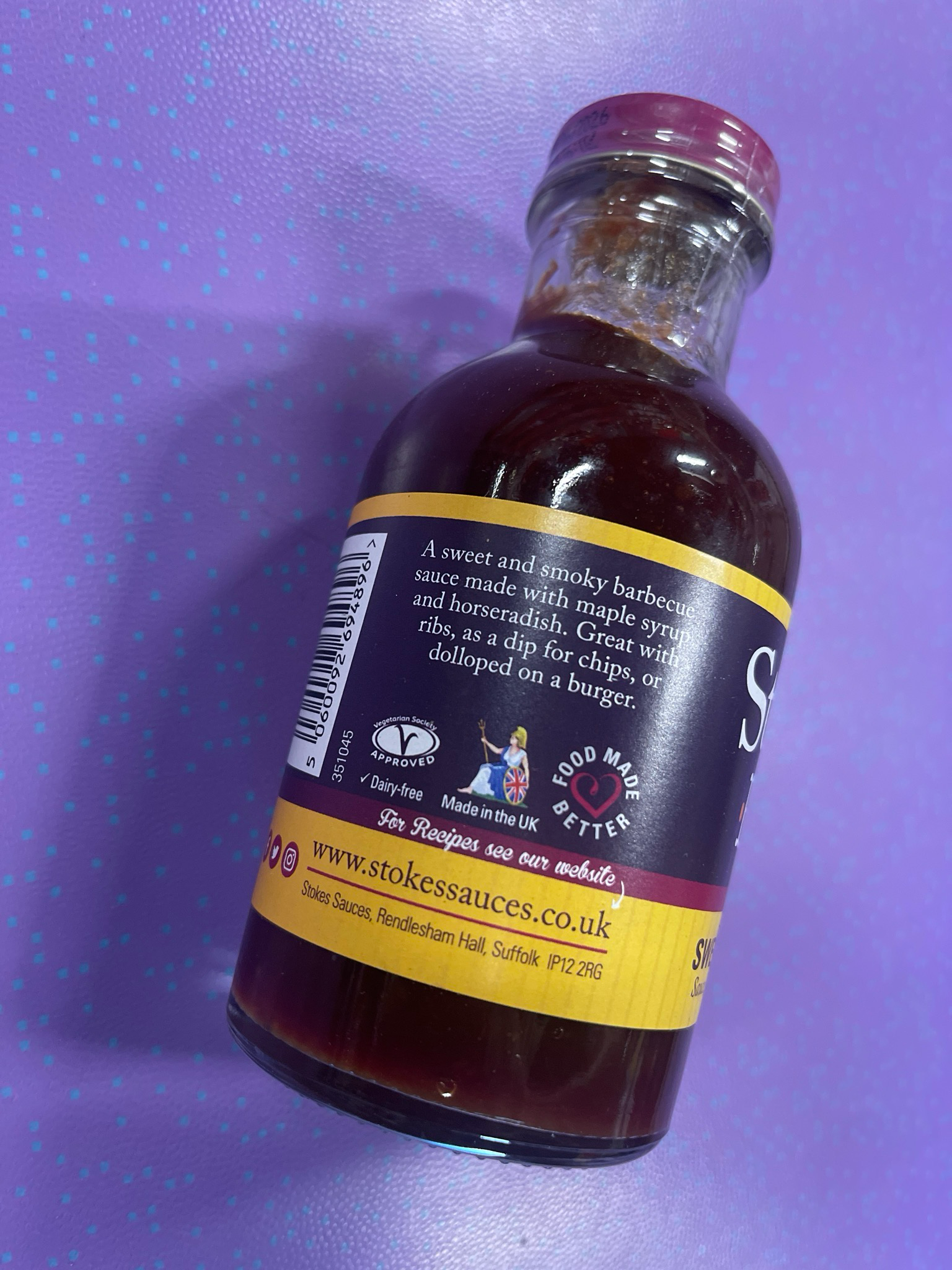 UK StoKes BBQ Sweet & Sticky 325g