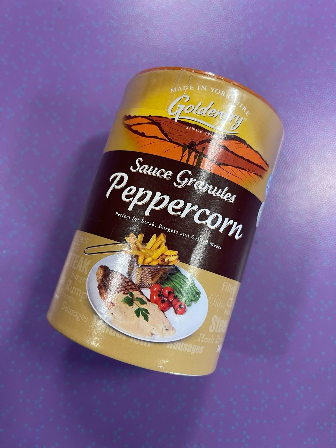 Peppercorn Sauce Granules Goldenfry 160g UK