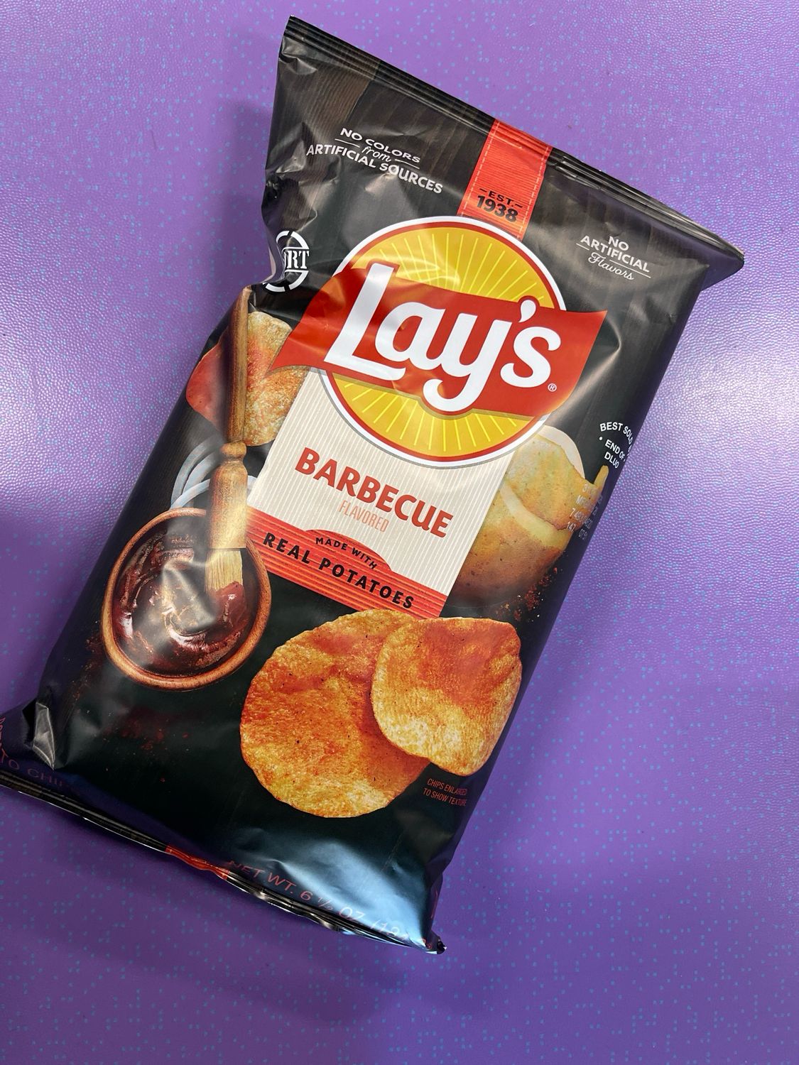 LAY’S BARBECUE REAL POTATOES 184.2g