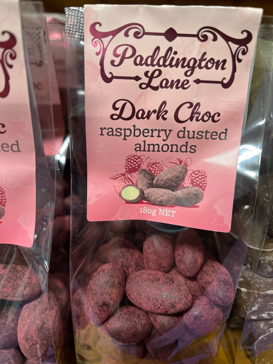 美味儿媳2 Lane Rasp Dusted Almonds Dark Choc 180g