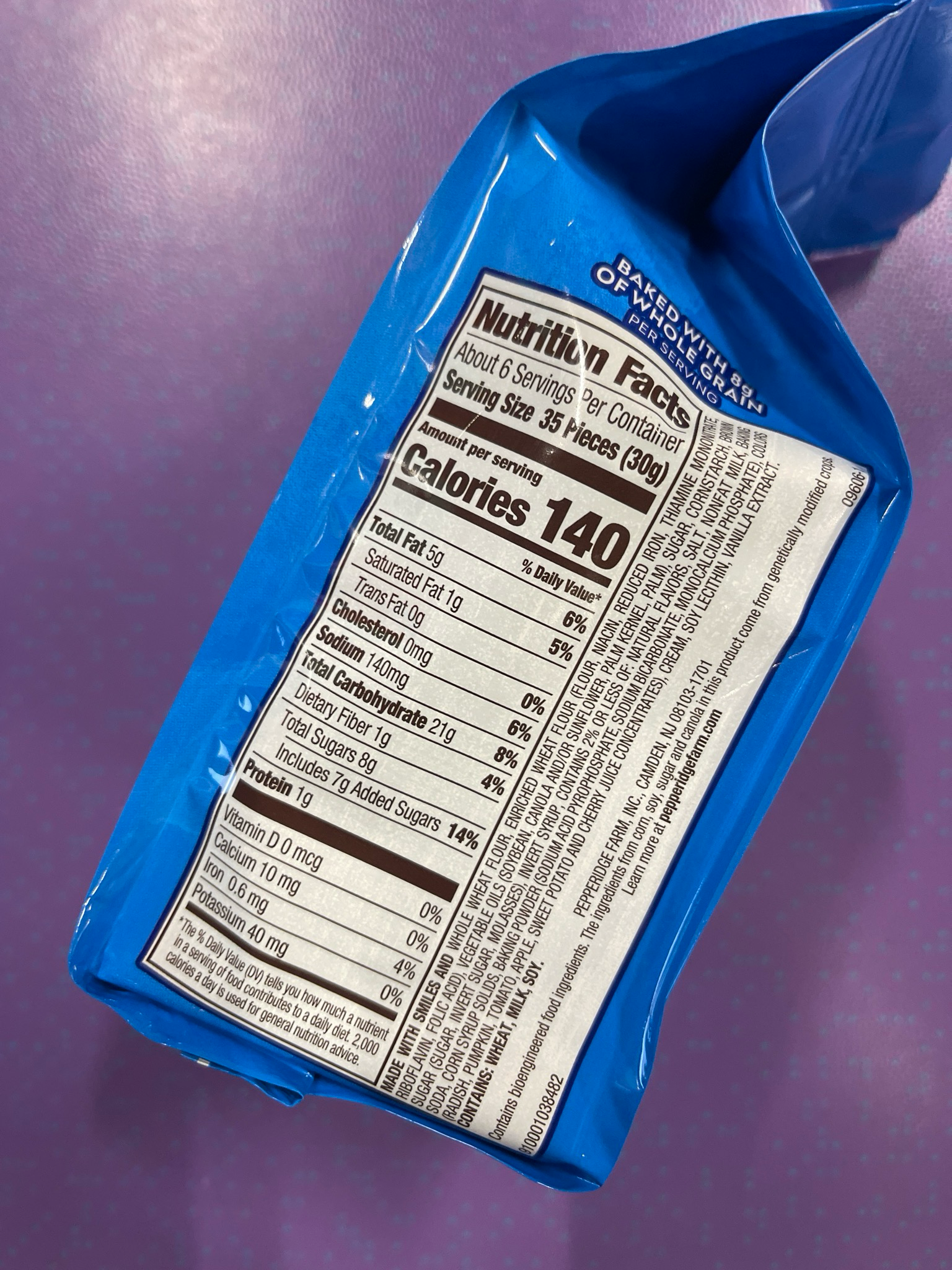 GOLDFISH VANILLA 187g