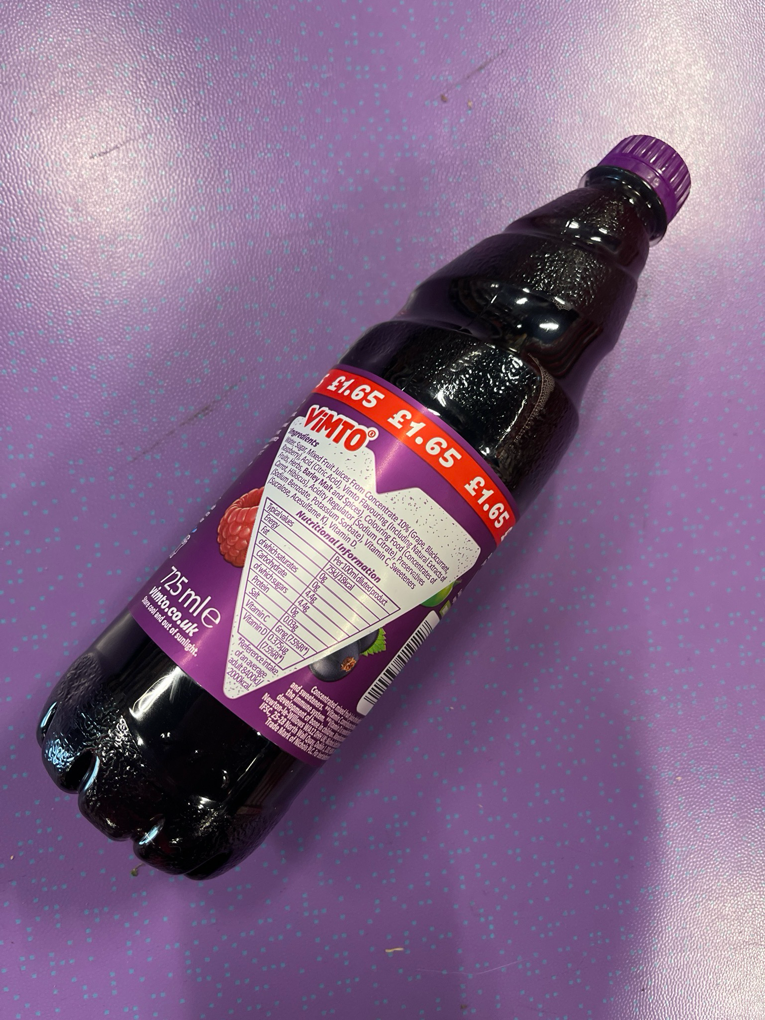 VIMTO REAL FRUIT SQUASH 725 ML