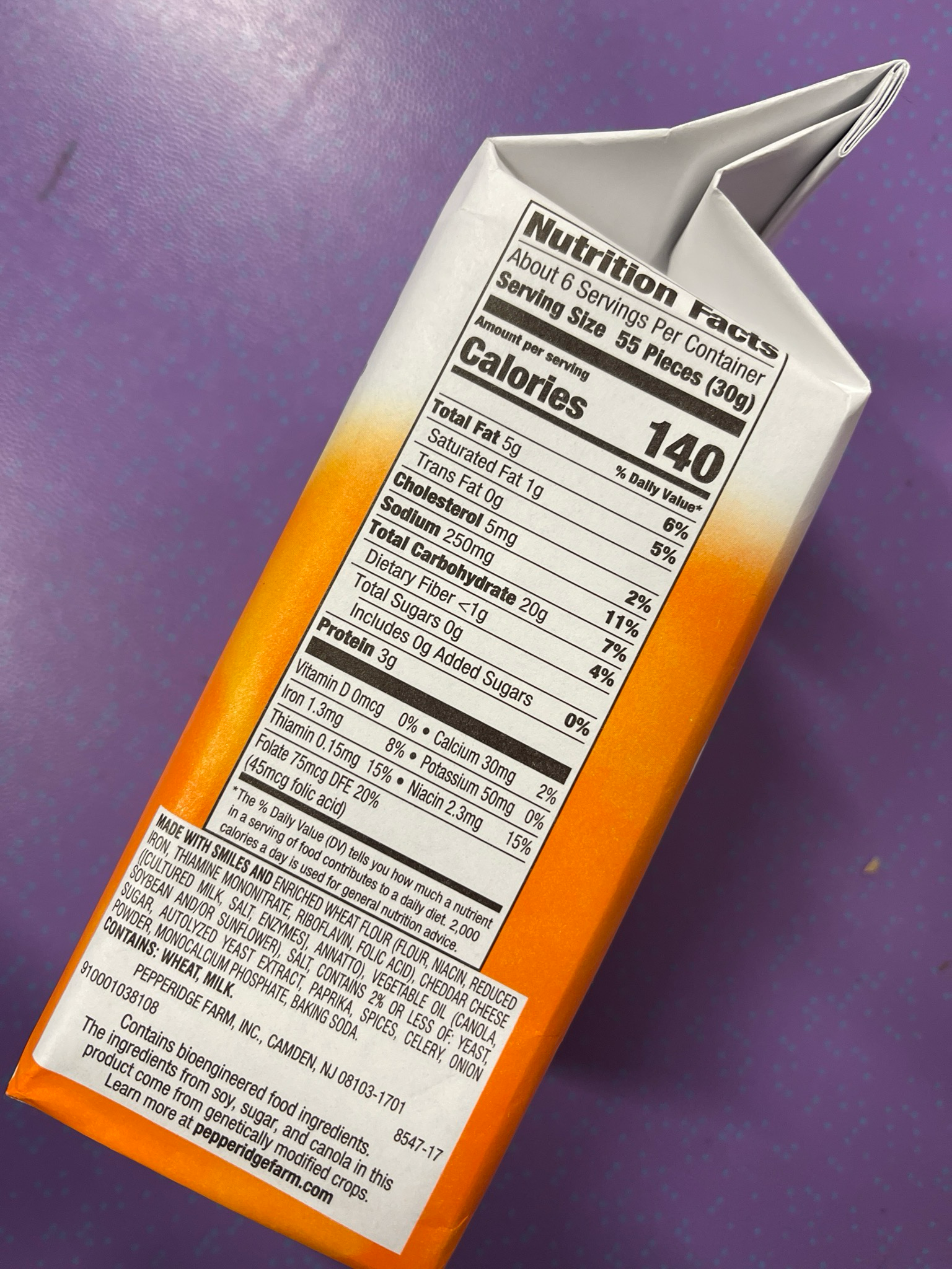 GOLDFISH CHEDDAR 187g