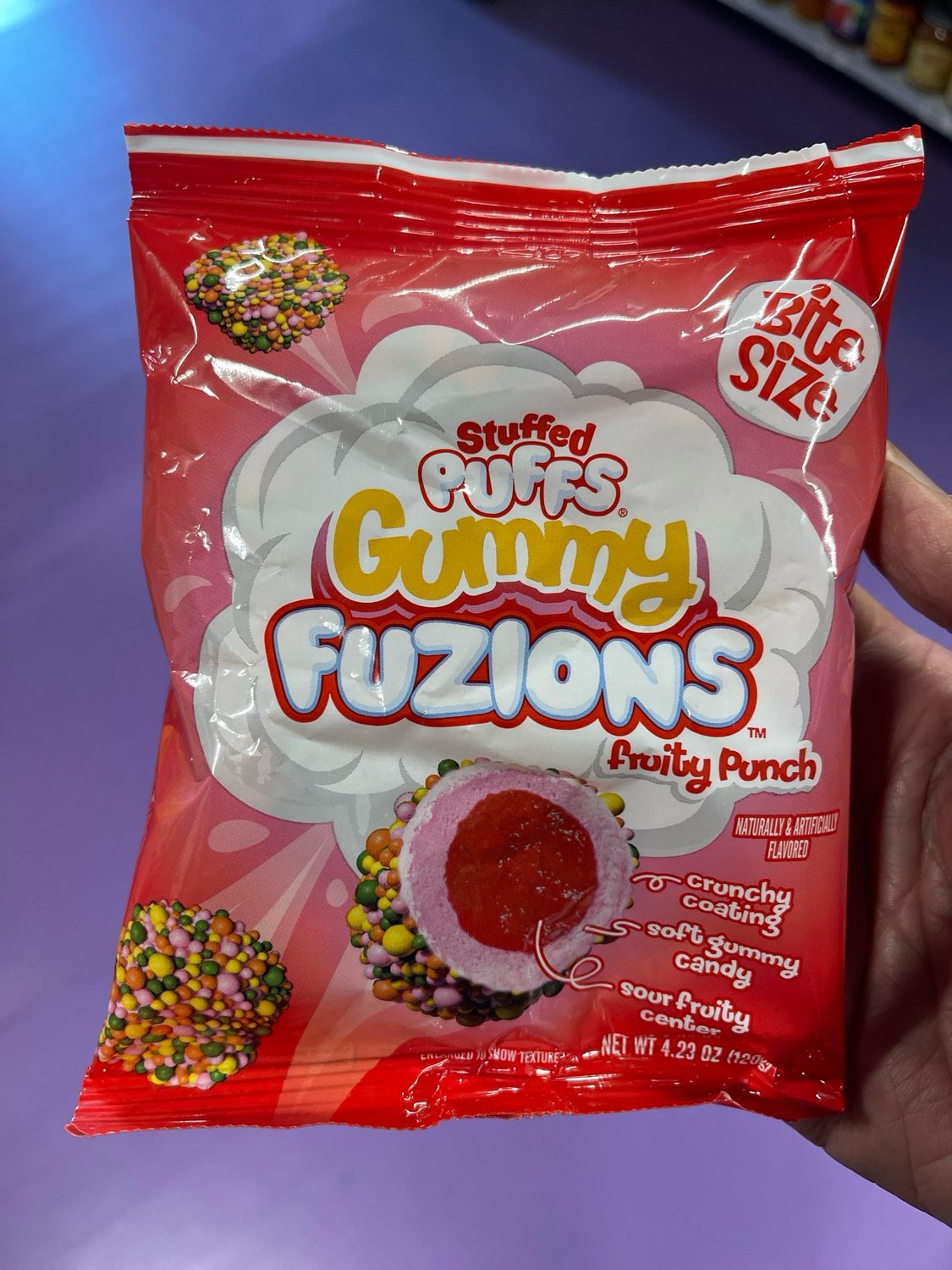 STUFFED PUFFS FUZIONS FRUITY 120g FAMOUS