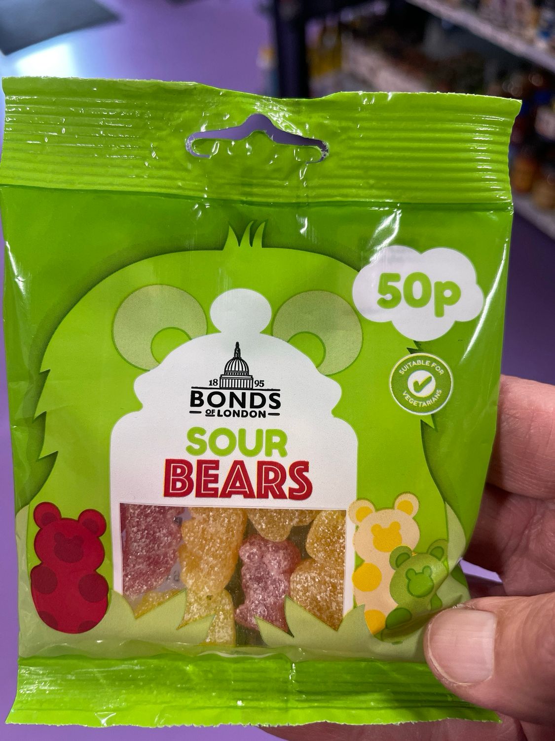 SOUR BEARS BONDS 50g