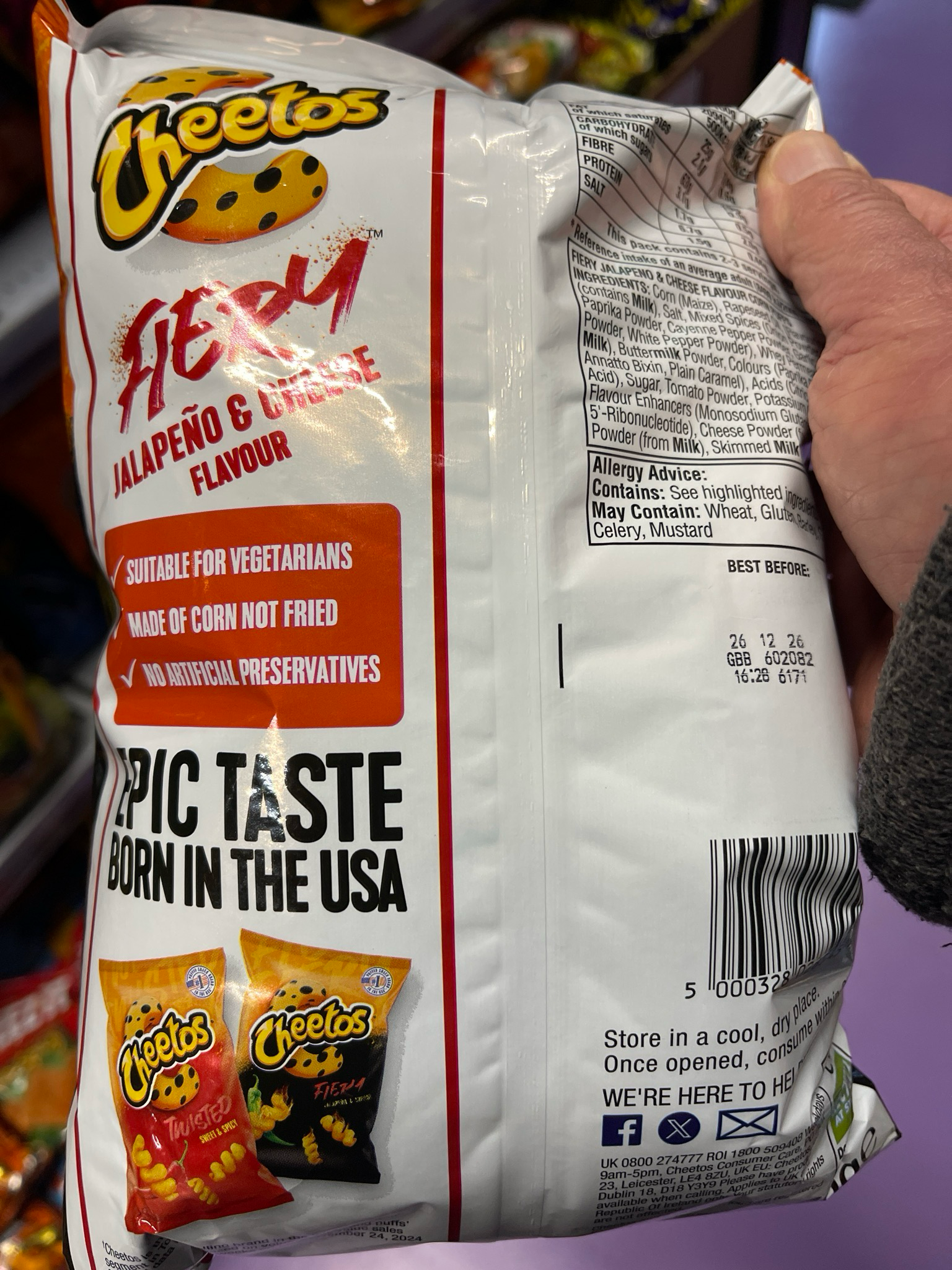 CHEETOS FIERY JALAPEÑO PIFFS