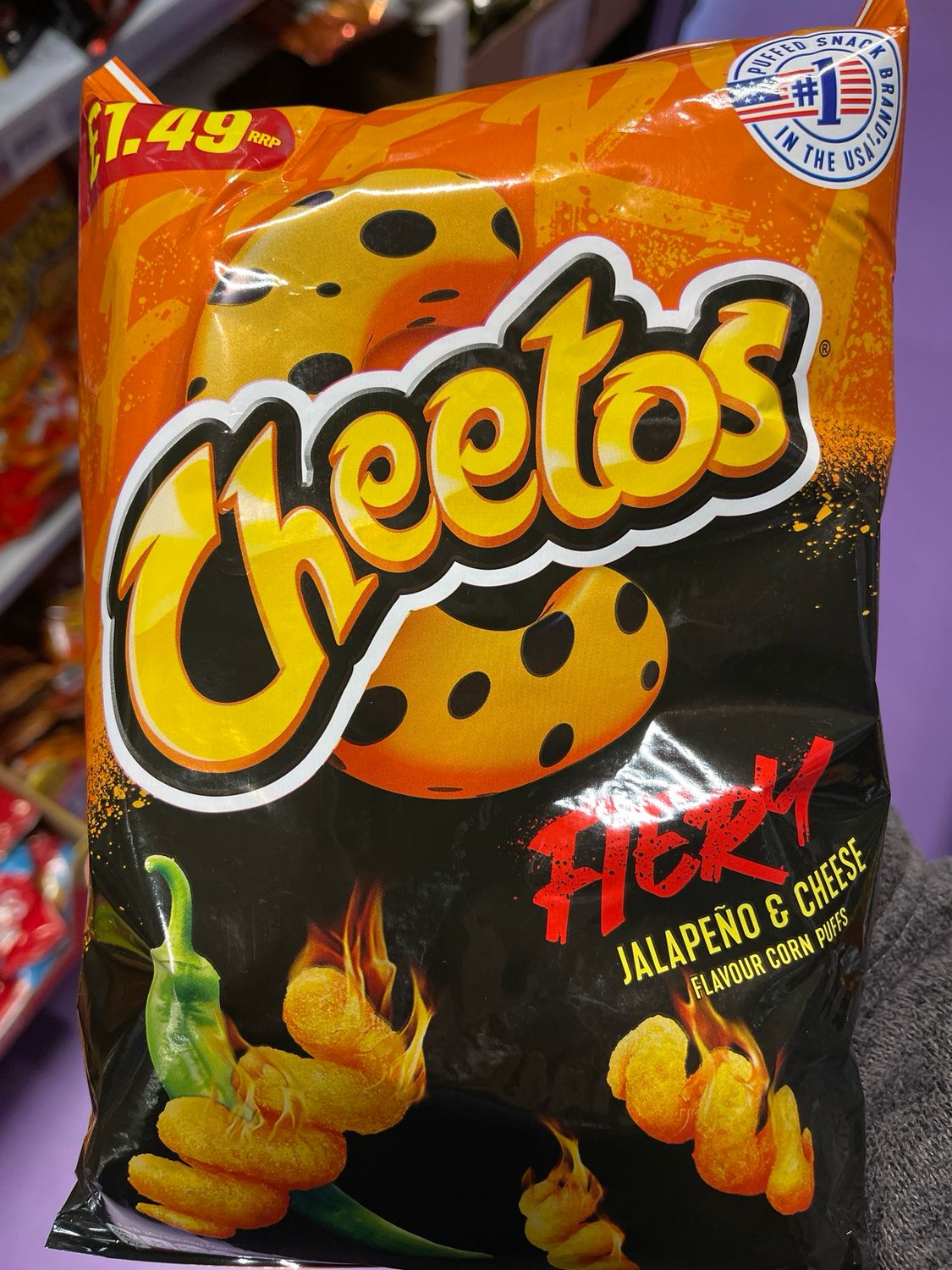 CHEETOS FIERY JALAPEÑO PIFFS