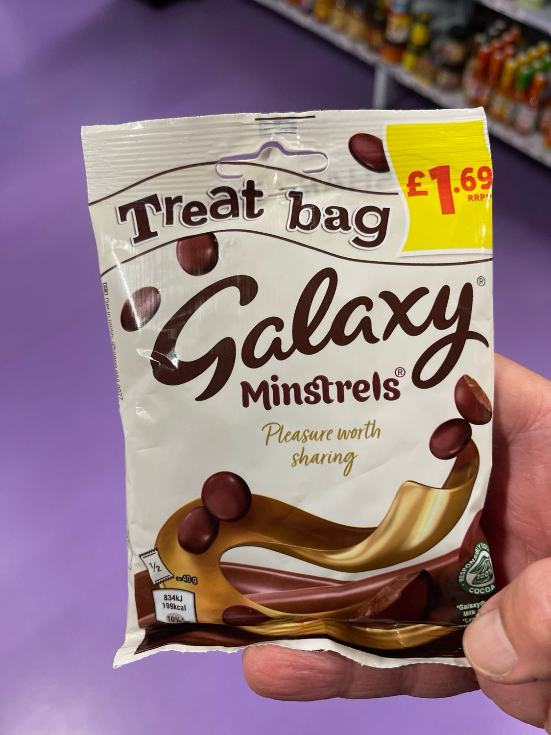 GALXY MINSTRELS TREAT BAG 80g