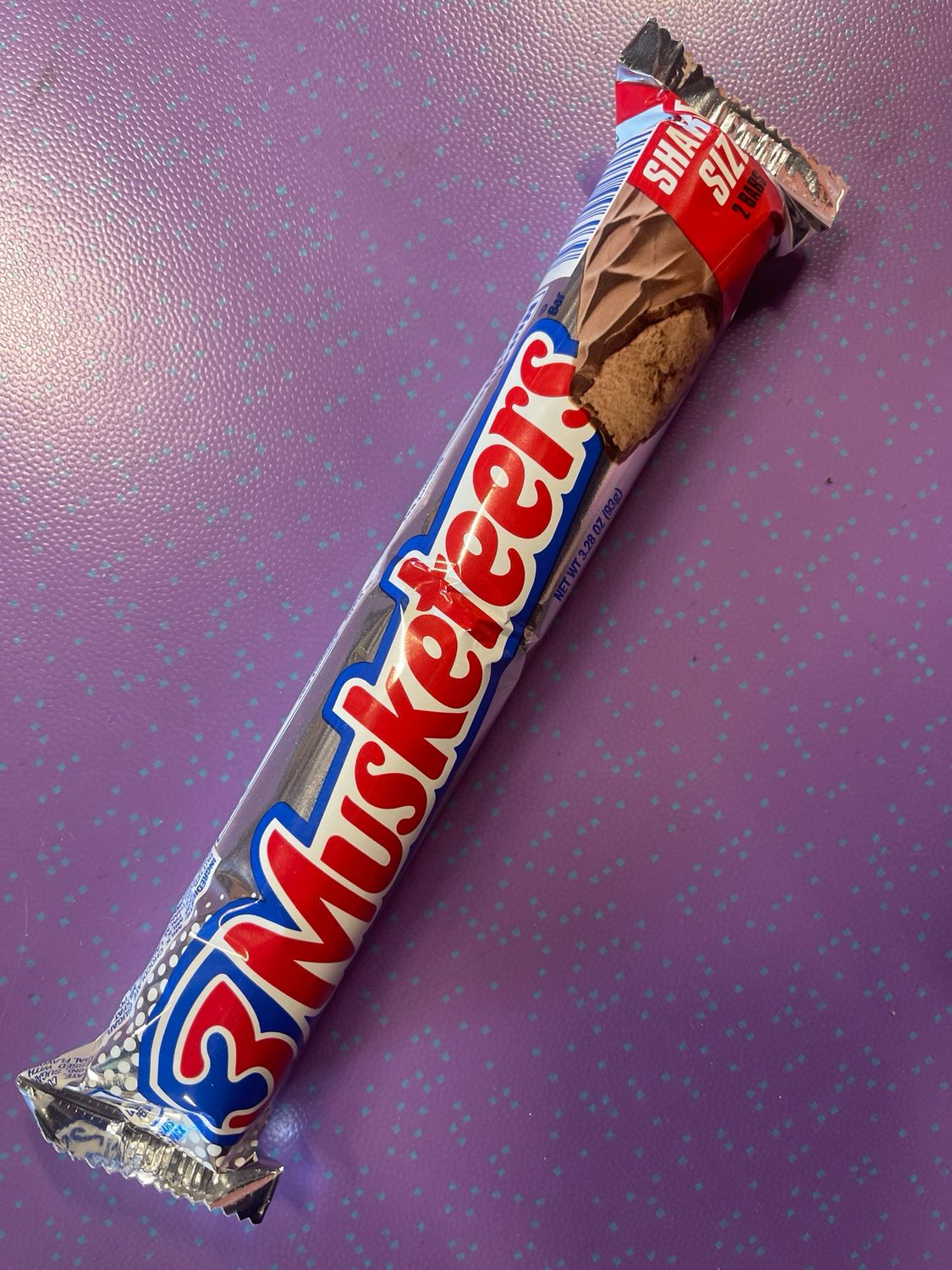 3MUSKETEERS SHARE SIZE