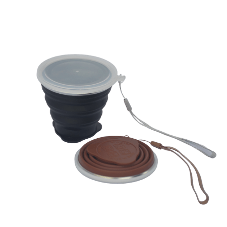 Silicone Collapsible Travel Cups (5.1 oz) (2 cups)