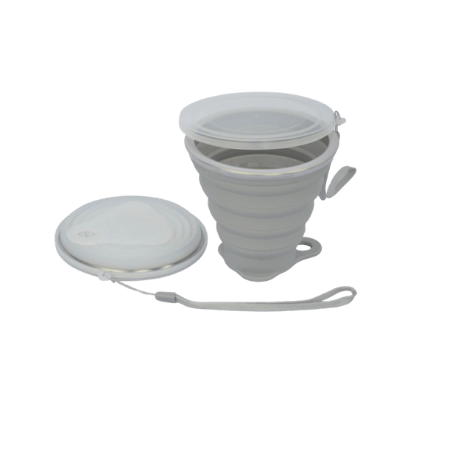 Silicone Collapsible Travel Cups (9.22 oz) (2 cups)