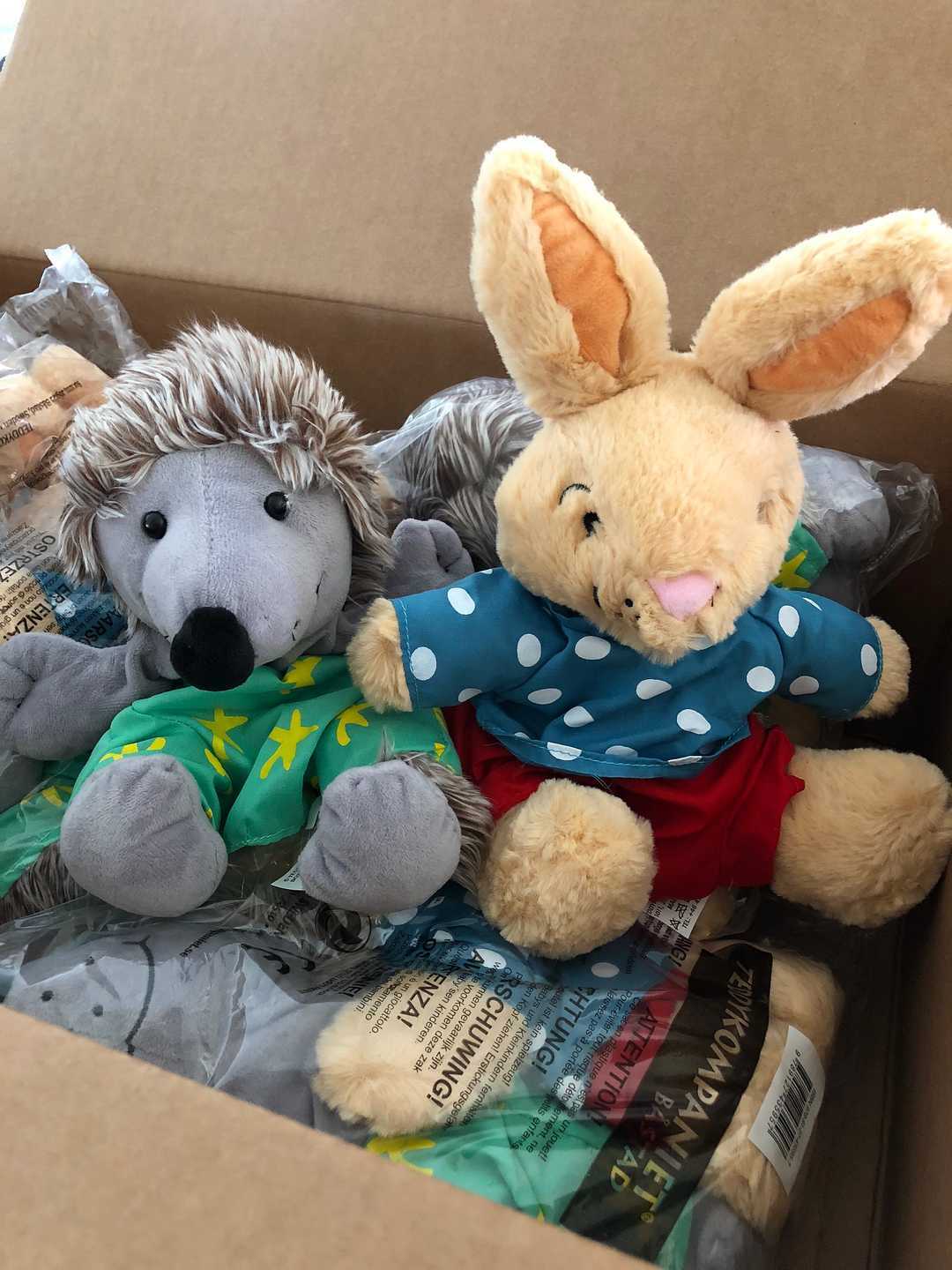 Handdockor - Kanin & Igelkott