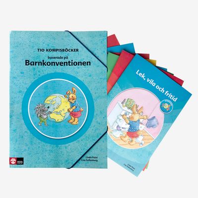 Tio kompisböcker baserade på barnkonventionen