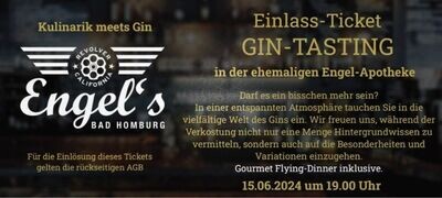 ✪ Gin-Tasting - 15.06.2024 im Engel´s Bad Homburg
