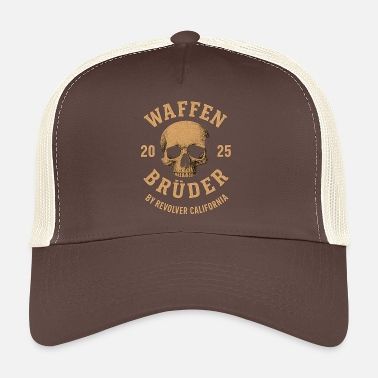 ✪ Trucker-Cap "Waffenbrüder" Maroon
