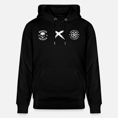 ✪ Hoodie "Waffenbrüder X Revolver California" Unisex Black
