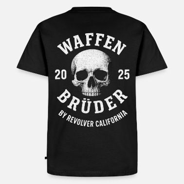 ✪ T-Shirt "Waffenbrüder X Revolver California" Man Black