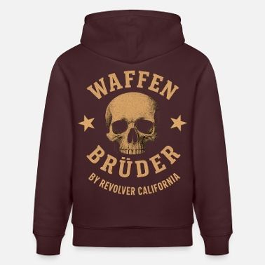 ✪ Hoodie ✪ Hoodie "Waffenbrüder" Unisex Maroon