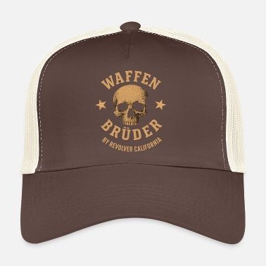 ✪ Trucker-Cap "Waffenbrüder" Maroon