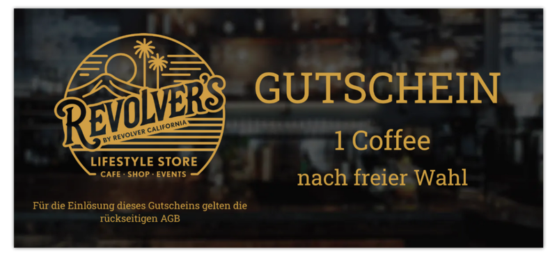✪ Gutschein Revolver´s Coffee