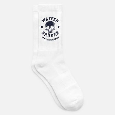 ✪ Socken ✪ Socken "Waffenbrüder" White