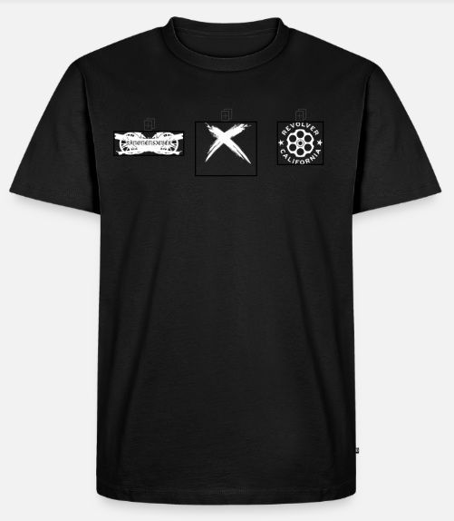 ✪ T-Shirt ✪ T-Shirt "Kanonenfieber X Waffenbrüder" Unisex Black