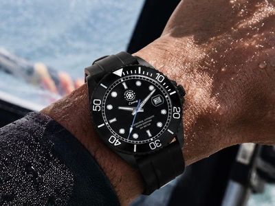 ✪ RC Men´s Sports-Watch Automatic - Ebony Black
