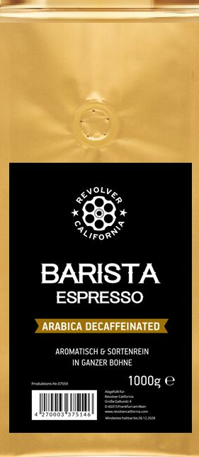 ✪ RC Barista Espresso-Allrounder - Arabica Decaffeinated ✪ RC Barista Espresso-Allrounder - Arabica Decaffeinated