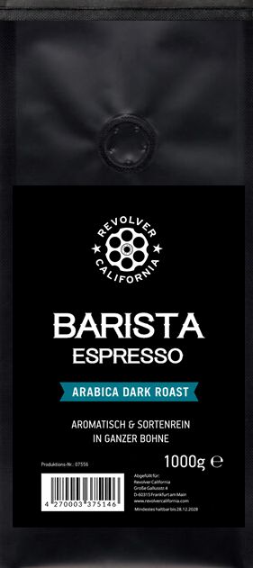 ✪ RC Barista Espresso-Allrounder - Arabica Dark Roast ✪ RC Barista Espresso-Allrounder - Arabica Dark Roast