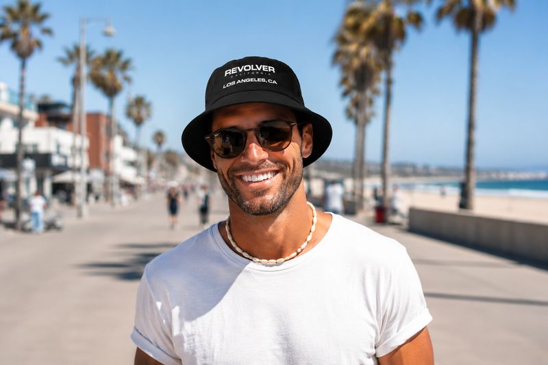 ✪ LA Signature Bucket Hat - Midnight Black ✪ LA Signature Bucket Hat - Midnight Black